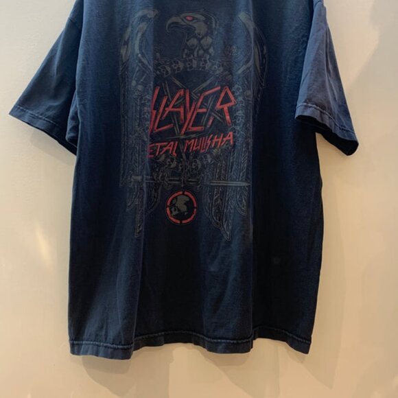 Slayer x Metal Mulisha Graphic Band Tee Vintage Y2K Black - Men’s XL - Picture 3 of 6